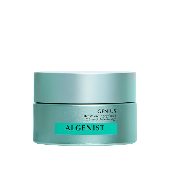 Algenist GENIUS Ultimate Anti-Aging Face Cream - Restoring Collagen Cream to Smooth, Brighten + Help Improve Skin's Radiance - Formulated with Patented Alguronic Acid and Microalgae Oil (2 oz)