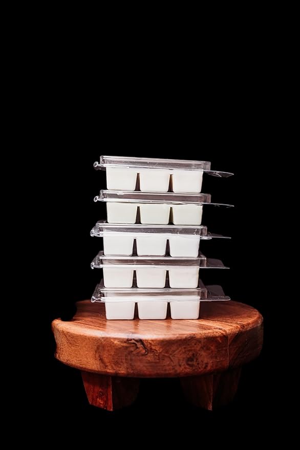 Mahogany and Teakwood Wax Melts 4 Pack Scented Wax Melts, Long-Lasting Soy Wax for Home and Office, Rich and Bold Masculine Fragrance, for Men and Fragrance Lovers
