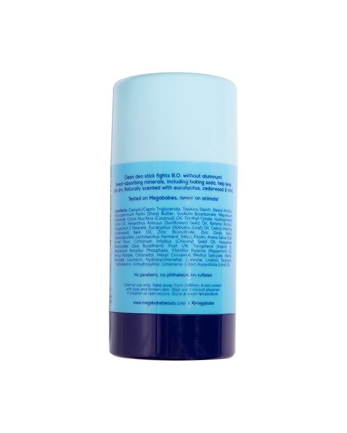 Megababe Daily Deodorant - The Geo Deo with 72 hour Odor Protection Multi-Minerals, Aluminum-Free, All Natural, 2.6 oz