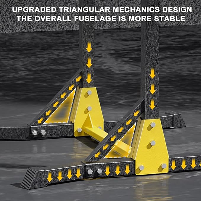 Pull Up Bar Free Standing, Outdoor Pull Up Bar Station, Pull Up Tower with 11 Gears Adjustment, 400LBS Pull Up Stand For Home Gym