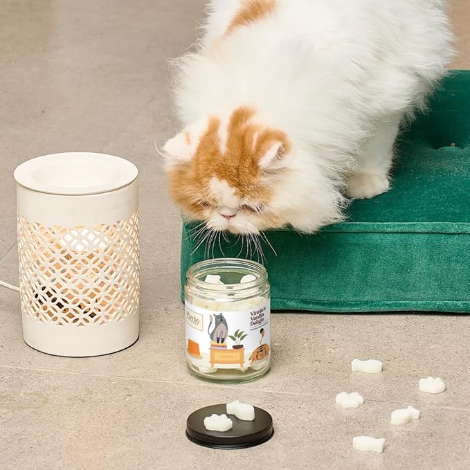 9oz Pet Odor Eliminator Wax Melts, Long-Lasting Vanilla Scented, Non Toxic, Pets Odor Eliminating Wax Cubes, Natural Plant-Based Wax Blend