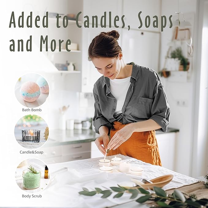 Fragrance Oil, MitFlor Cologne Perfume Oils Set, 10ml x 6, Scented Essential Oils for Diffusers for Home, Fragrance Oil for Soap & Candle Making, Aromatherapy Diffuser Oils Scents Gift Set