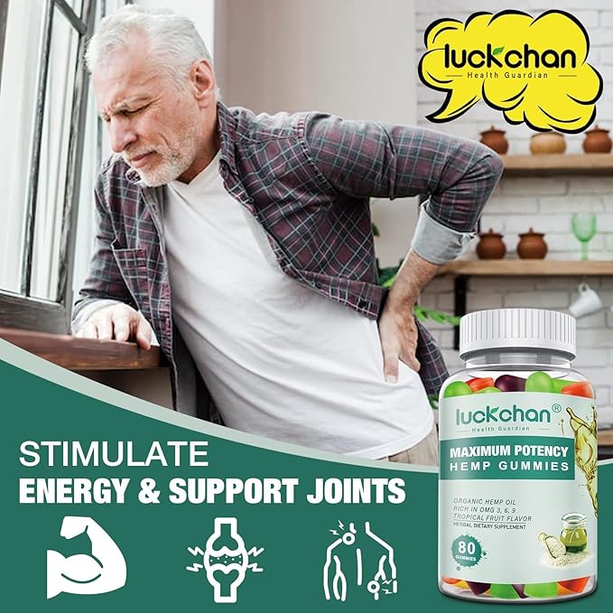 (4 Packs) Hemp Gummies High Potency for Sleep, Pain, Anxiety- Pure Extra Strength Organic Hеmp Oil Gummies - 100% Natural Bear Hemp Gummy for Adults