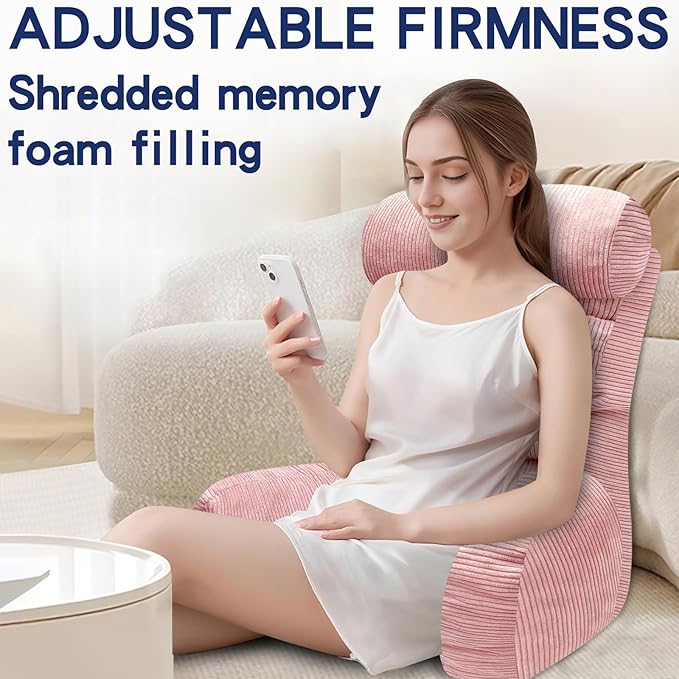 Back Pillow for Bed Sitting Up, Reading Pillow, Extra Large Arm Pillows for Adults for Back Support,Bed Pillow for Sitting up for Watching TV/Gaming/Relaxing