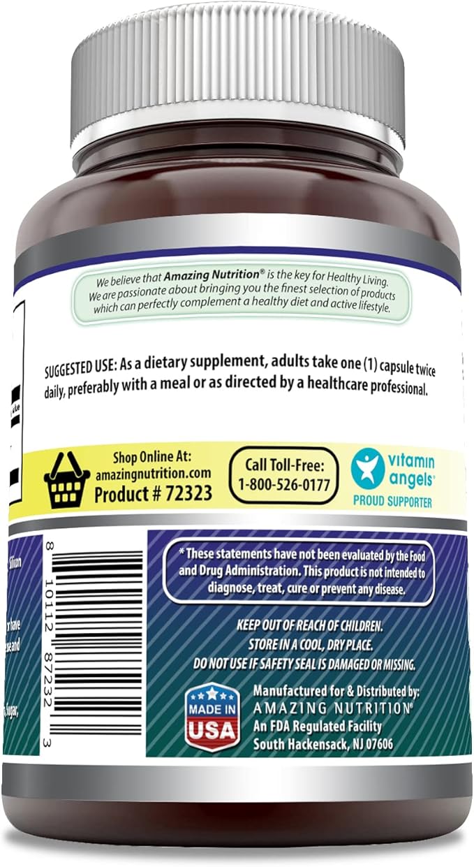 Amazing Formulas Alpha Lipoic Acid 300 mg Capsules Supplement | Non-GMO | Gluten Free | Made in USA (240 Count)