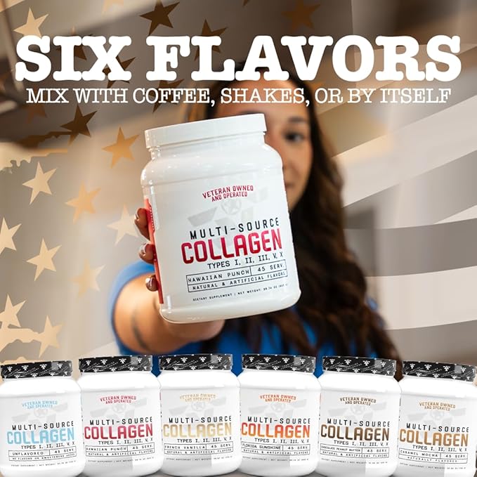 Multi-Source Collagen, Promotes Hair, Skin and Nail Health (Hawaiian Punch)