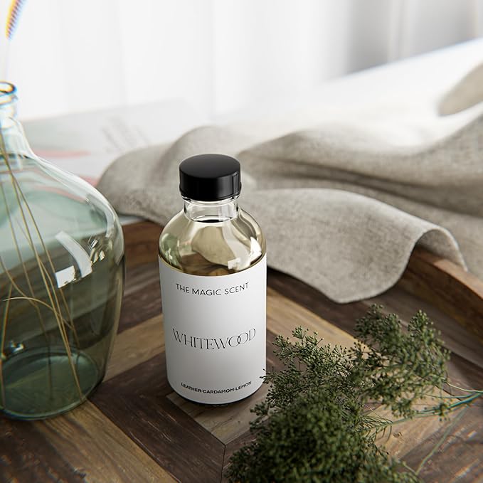 The Magic Scent Whitewood Diffuser Oil - Hotel & Home Luxury Scents Inspired by 1 Hotel Miami, Compare to My Way Diffuser Oil Scents for Home, Designed for Use in All Diffusers - 8.5 fl oz, 250 mL
