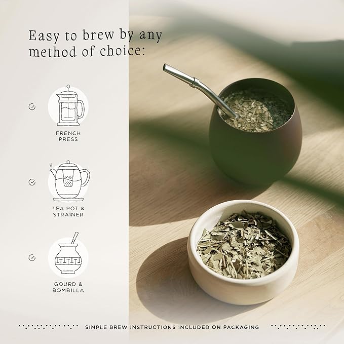 Katú Ka’a + Rosella Yerba Mate Tea – Variety 2-Pack (1 x Ka’a + 1 x Rosella, 500g Each) – Organic Loose-Leaf Blend with Hibiscus, Peppermint & Stevia – 1kg Total