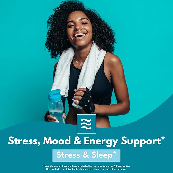 Bold Botanica Ashwagandha Plus – Stress, Mood, Memory & Energy Support – Potent Extracts of Root and Leaf with Amla & Holy Basil – Triple Adaptogenic Formula – One Capsule Daily – 30 Vegan Caps