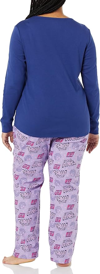 Amazon Essentials Disney | Marvel | Star Wars Women's Flannel Pajama Sleep Sets