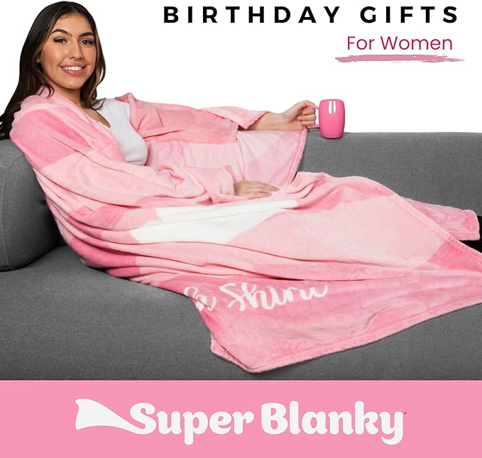 Wearable Blankets for Women, Adult Wearable Blanket Men, Top Christmas Gifts for Women, Wife Birthday Gift Ideas