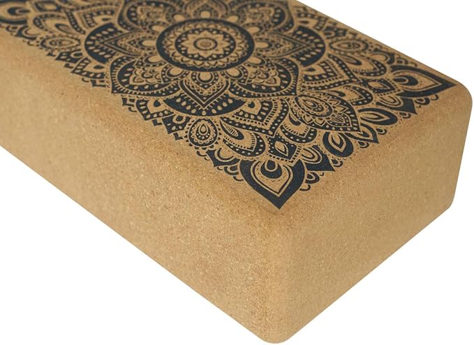 YOGA DESIGN LAB | The Cork Block | Eco Friendly Luxury | Superior Grip and Strength | Natural