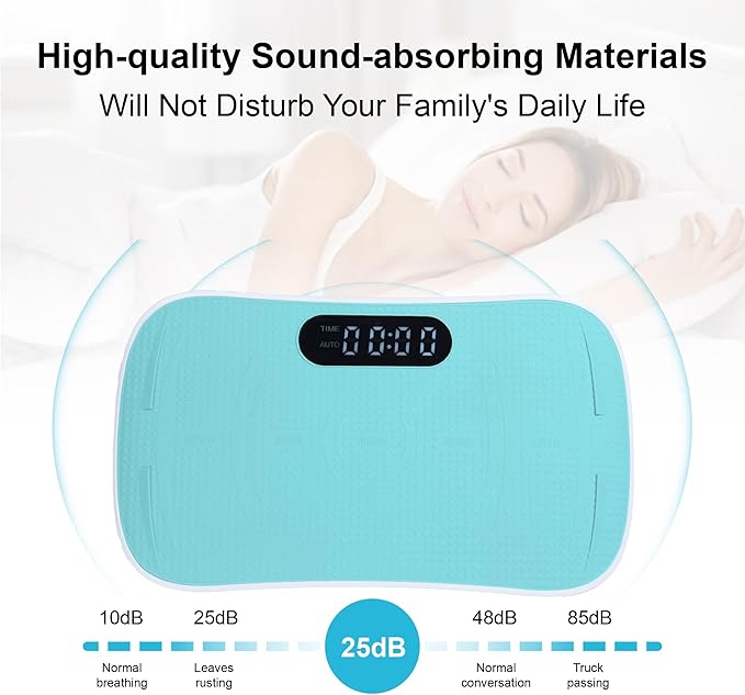 Smart Auto Vibration Plate – 10-Level Silent Shaker Machine for Weight Loss, Toning & Massage | No-Remote Patented Start-Stop, Quiet Motor, 10-Min Auto Workout for Unisex