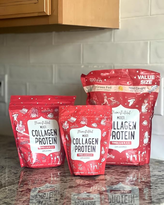 Multi Collagen Protein Powder Type I II III IV V X - Unflavored & Hydrolyzed 16Oz Pure Collagen Peptides Powder - Grass Fed Beef, Wild Fish Marine & USA Eggshell - Whole Body Collagen