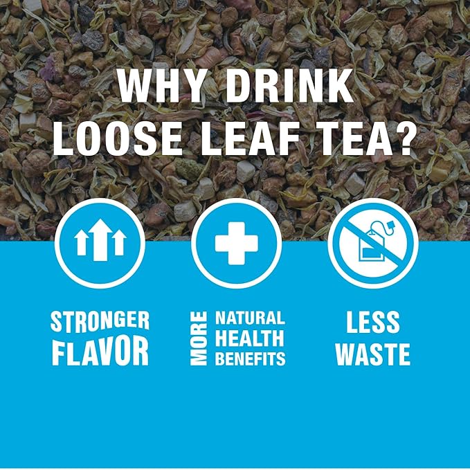 Tiesta Tea Apple Cider, Premium Loose Leaf, Caramel Apple Herbal Tea, Non-Caffeinated, Real Fruit, Herbs and Spices, Relaxing Tea BlendsHot or Iced Brew Up to 20-25 Cups, 2oz Resealable Pouch