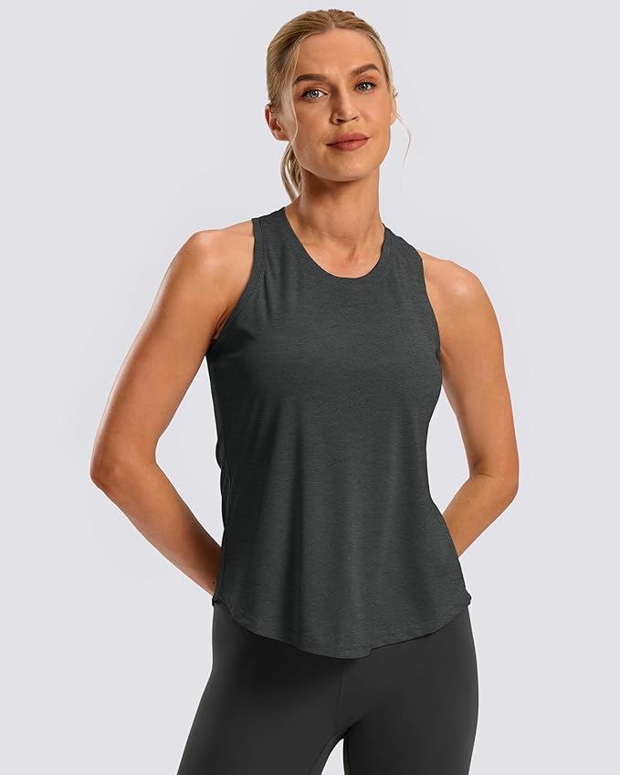 G Gradual Women's Workout Tank Tops Racerback Athletic Yoga Tops Loose Fit Sleeveless Running Gym Sports Shirts for Women