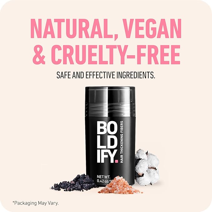 BOLDIFY Hair Fibers (28.5g) - Fill In Thinning and Fine Hair for an Instantly Fuller, Thicker Look - 14 Shades for Women & Men - Light Blonde