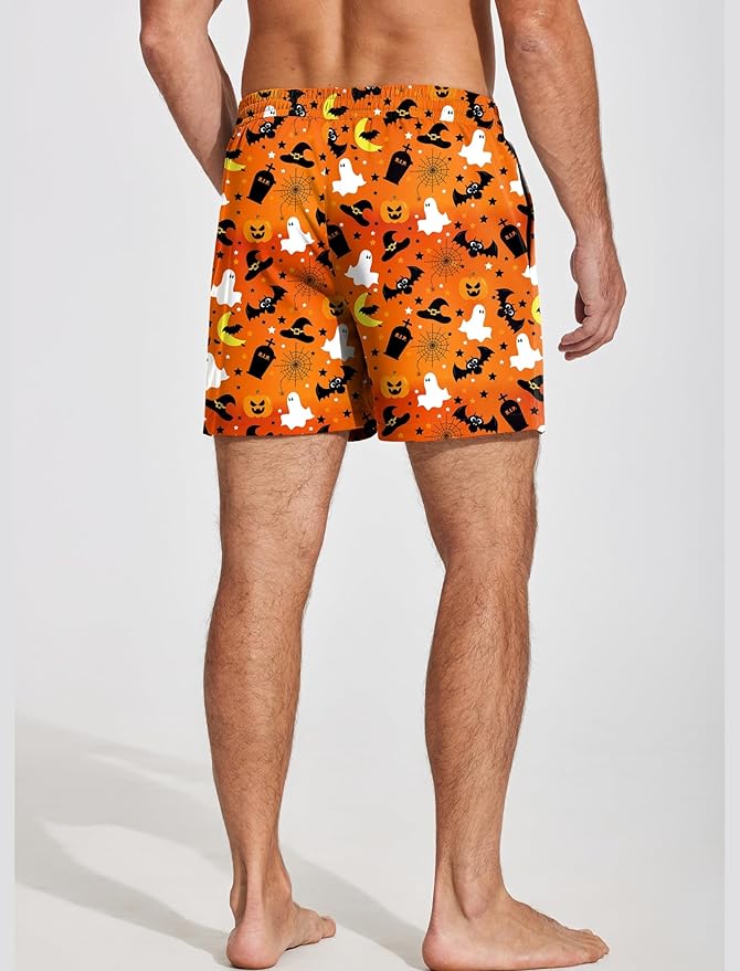 Deyeek 5.5 Inch Mens Pajama Shorts Sleep Cotton Lounge PJ Lightweight Elastic Waist Drawstring Nightwear Bottom with Pockets