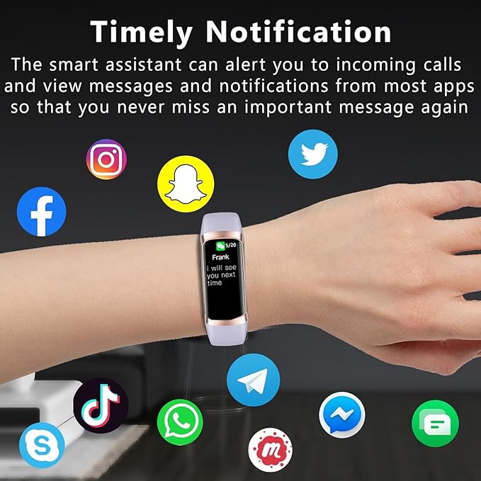 Fitness Tracker Activity Tracker 1.10''AMOLED Touch Color Screen,Smart Watch with 24/7 Blood Oxygen Heart Rate,Sleep Monitor,IP68 Waterproof,Step Counter Health for Women Men (Purple)