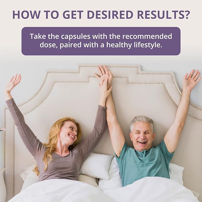 NuBest Sleep Xtra | Supports Healthy Sleep for Adults | Vitamin B6, Melatonin, Ashwagandha, Chamomile, Valerian & More - Non Habit-Forming | 60 Vegan Capsules |1 Month Supply