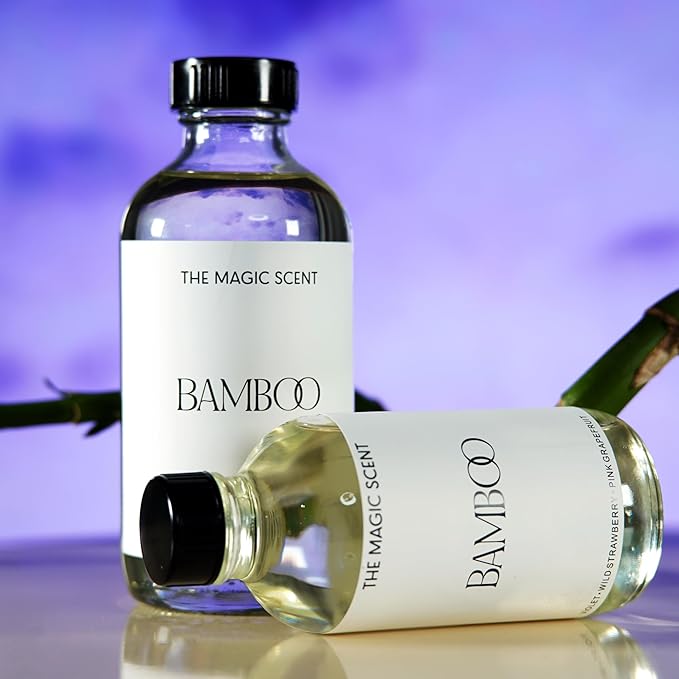 The Magic Scent Bamboo Diffuser Oil - Hotel & Home Luxury Scents Inspired by The Four Seasons, Bora Bora - Diffuser Oil Scents for Home Designed for Use in All Diffusers - 8.5 fl oz, 250 mL
