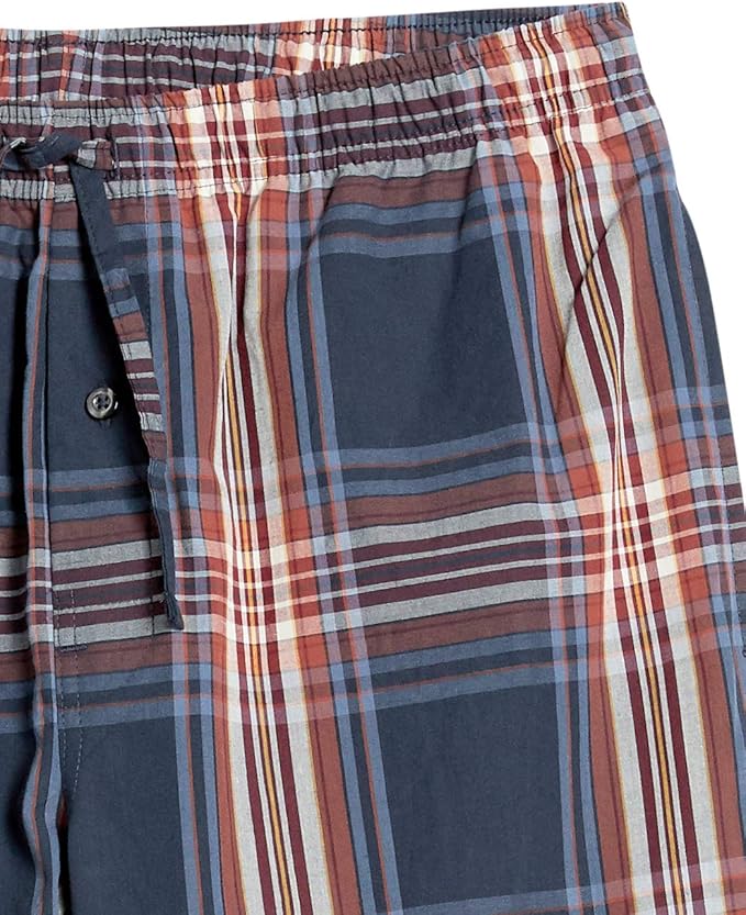 Amazon Essentials Mens Straight-Fit Woven Pajama Pant with Pockets