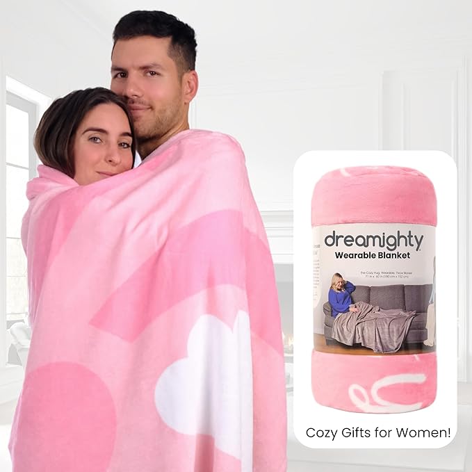 Wearable Blankets for Women, Adult Wearable Blanket Men, Top Christmas Gifts for Women, Wife Birthday Gift Ideas