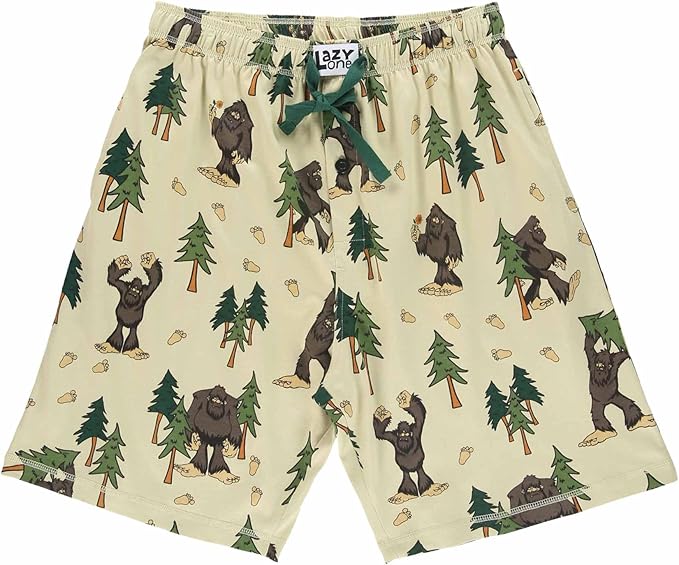 Lazy One Pajama Shorts for Men, Men's Pajama Bottoms, Sleepwear