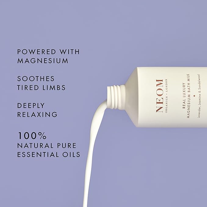 NEOM- Magnesium Bath Milk (Real Luxury), 10.14 Ounce (Pack of 1), White
