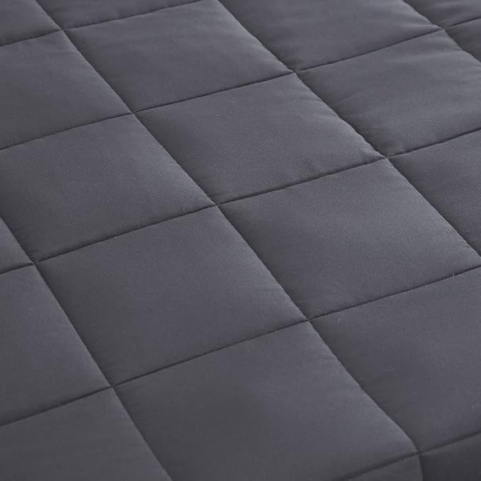 L'AGRATY Weighted Blanket - 36"x48" 5lbs Microfiber Material with Glass Beads Small Blanket for All-Season Summer Fall Winter Soft Thick