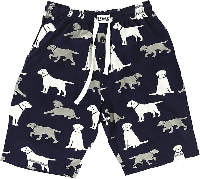 Lazy One Pajama Shorts for Men, Men's Pajama Bottoms, Sleepwear