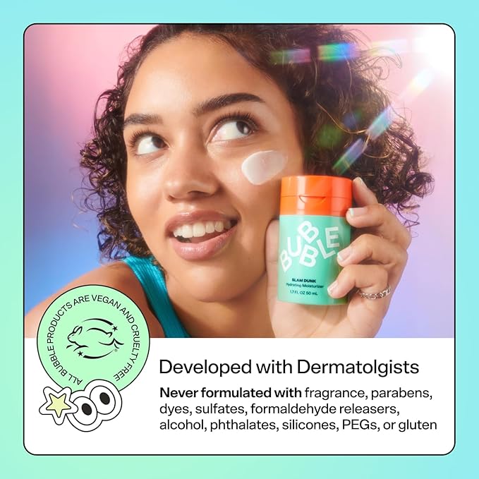 Bubble Skincare Day Dream Vitamin C Serum for Face - Hydrating Face Serum with Niacinamide + Ceramides - Helps Even Skin Tone and Improve Texture from Sun Damage - Summer Skin Care Essential (30ml)