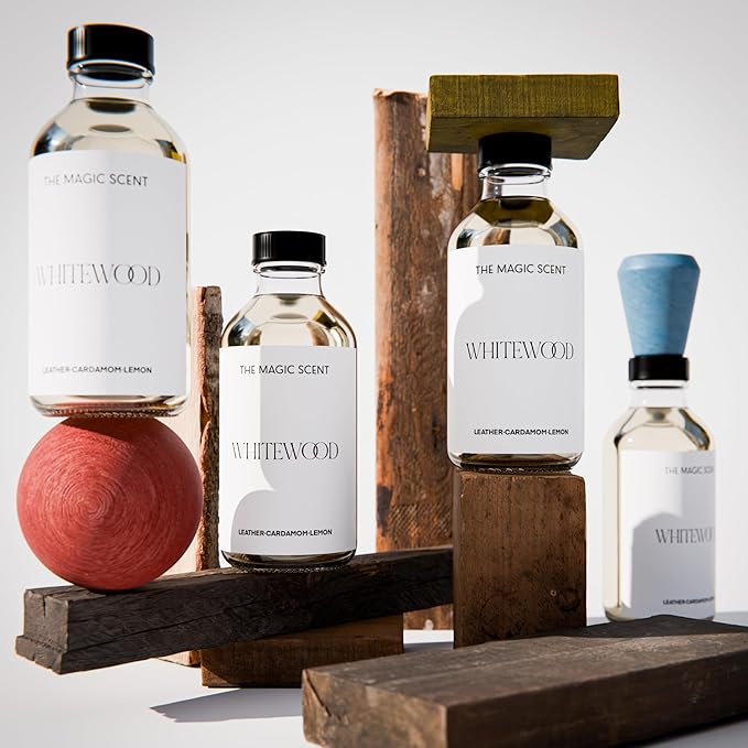 The Magic Scent Whitewood Diffuser Oil - Hotel & Home Luxury Scents Inspired by 1 Hotel Miami, Compare to My Way Diffuser Oil Scents for Home, Designed for Use in All Diffusers - 8.5 fl oz, 250 mL