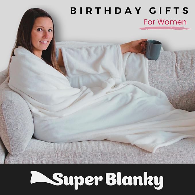 Wearable Blankets for Women, Adult Wearable Blanket Men, Top Christmas Gifts for Women, Wife Birthday Gift Ideas