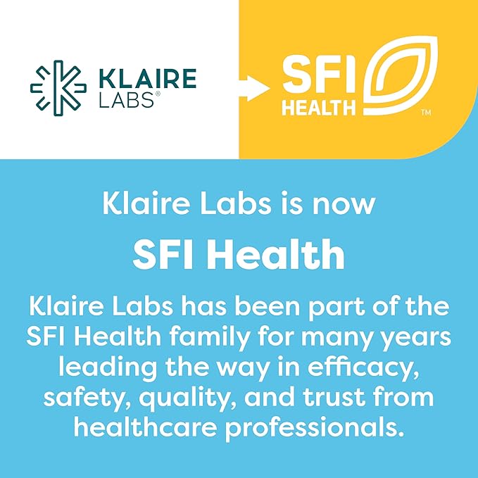 Klaire Labs SFI Health Magnesium Glycinate Complex - Chelated Magnesium Blend for Optimal Absorption - Supports Healthy Bones, Muscles & Energy Levels - Gentle on Digestion (100 Capsules, 2 Pack)