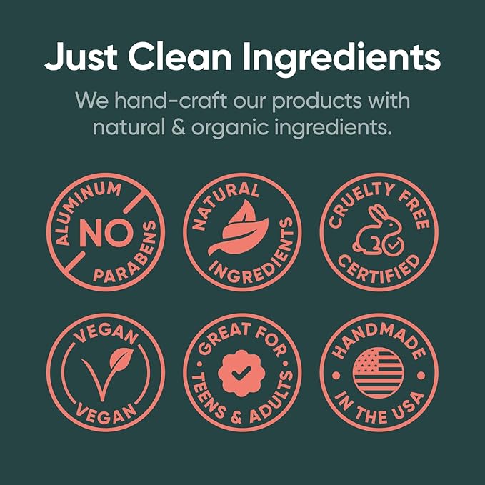 Pretty Frank Natural Aluminum-Free Deodorant Stick with Charcoal, Baking Soda-Free, Charcoal Seaside (1-Pack) | Sensitive Skin Friendly, Effective Odor Control for Women & Men, Organic Ingredients
