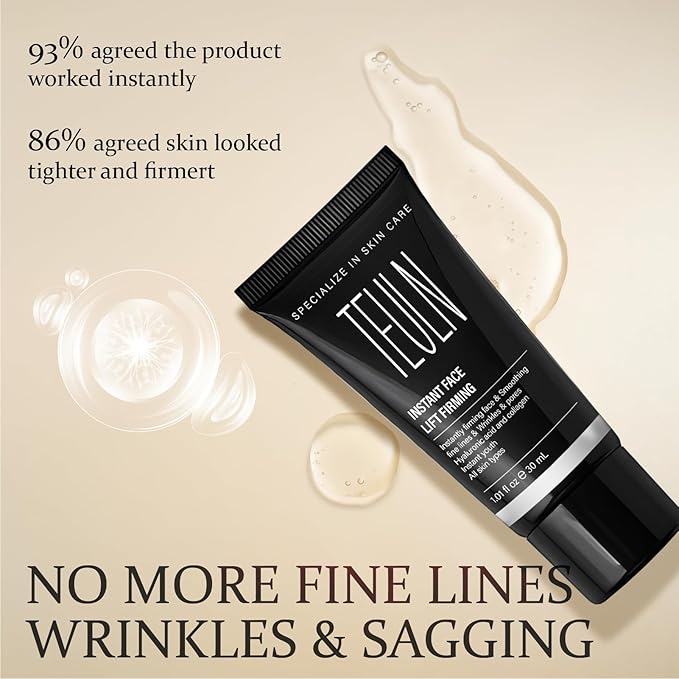 Instant Face Lift Cream,Instant Face Tightener, Smoothing Fine Lines, Wrinkles and Pores,face tightening and lifting