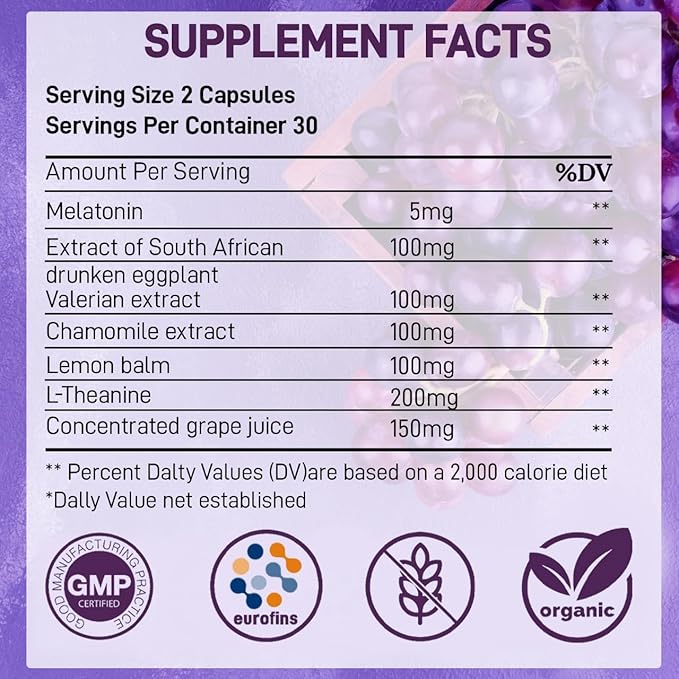 Sleep Aid | 5mg Melatonin Gummies with Valerian Root & L-Theanine | Natural Sleep Support for Adults | Stress Relief & Relaxation | 60 Count