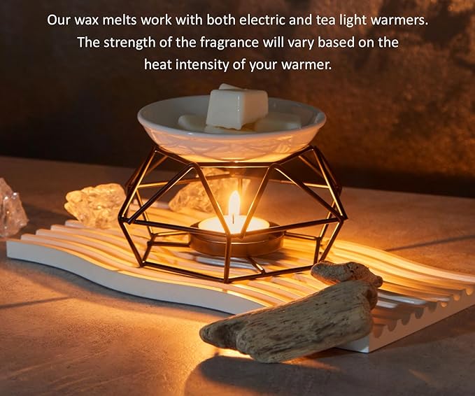 Coffee House Scented Wax Melts, 6 Pack – USA Made – Wax Cubes for Wax Melt Warmer, Coffee Variety Pack - Coconut, Maple Latte, Hazelnut, Hot Chocolate, Vanilla Latte, & Cappuccino Brulee