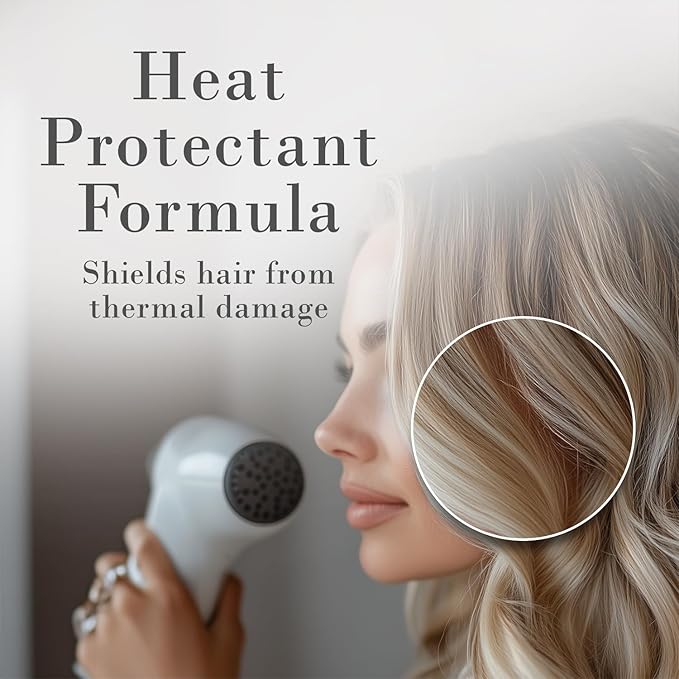 VoCÊ Thermal Protection Haircare Spray | Natural Heat Protectant for Hair | Memory Retention, Anti-Frizz, Non-Toxic, Cruelty-Free, Vegan (8.5 oz | 250 ml)
