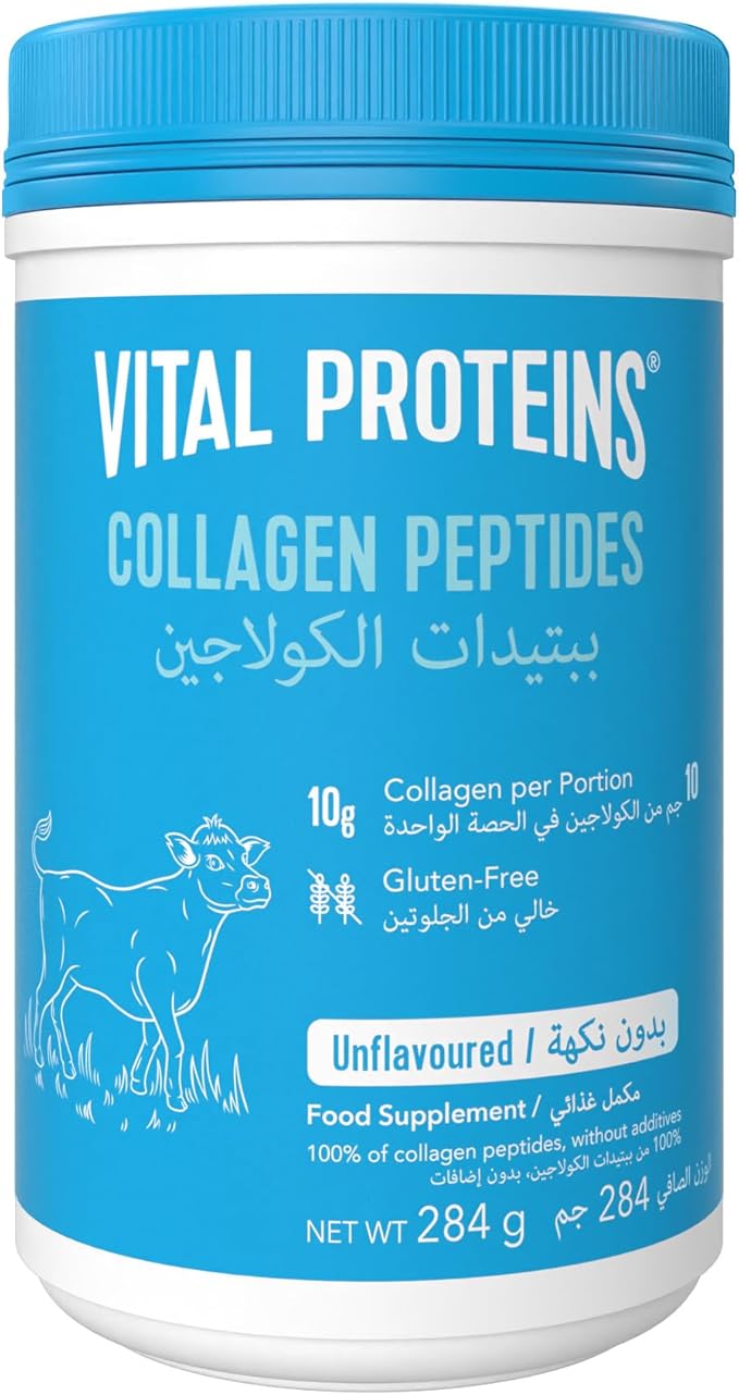 Vital Proteins Collagen Peptides Powder - Supports Hair, Nail, Skin, Bone & Joint Health, Unflavored, Collagen Protein 9.33 OZ