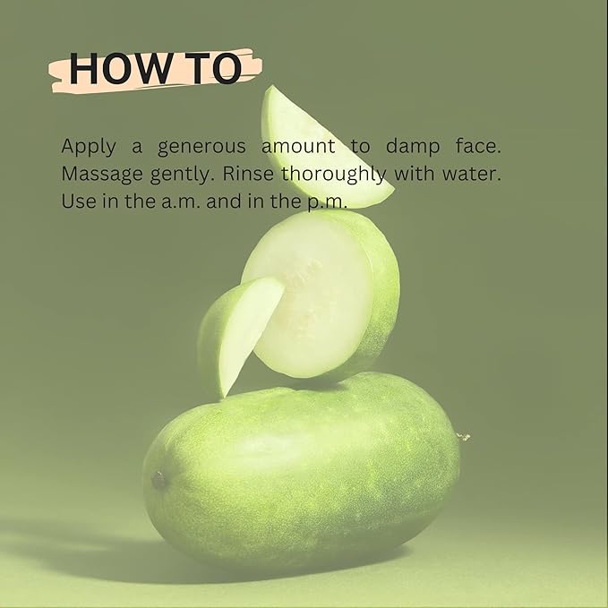 Cocoon Winter Melon Cleanser with Centella, Tea Tree to Purify Pores, Remove Excess Oil & Dirt – Non-Drying, Hydrating Face Wash with Gentle Gel, For All Skin Types, Vegan, Cruelty Free (10.48 fl oz)