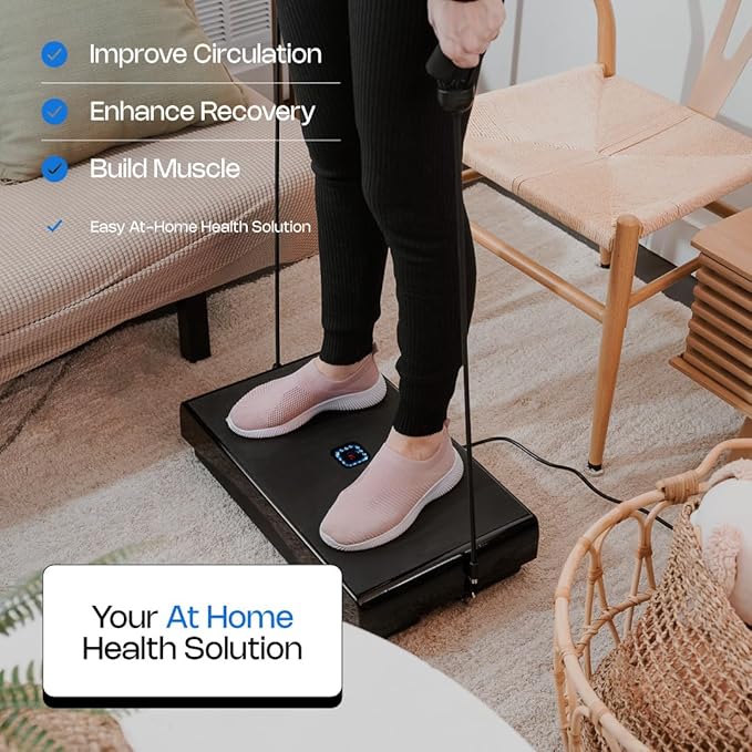 Vibration Plates - Vibration Plate Exercise Machine - Whole Body Workout Vibration Platform - Vibrating Plate as Home Training Equipment for Weight Loss - Vibration Plate by Kryn
