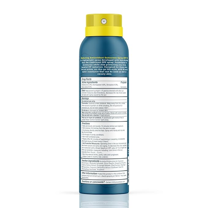 Hydrating Antioxidant SPF 70 Spray