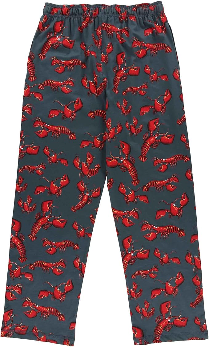 Lazy One Funny Ocean Pajama Pants For Men, Men's Separate Bottoms, Lounge Pants, Fishing PJs