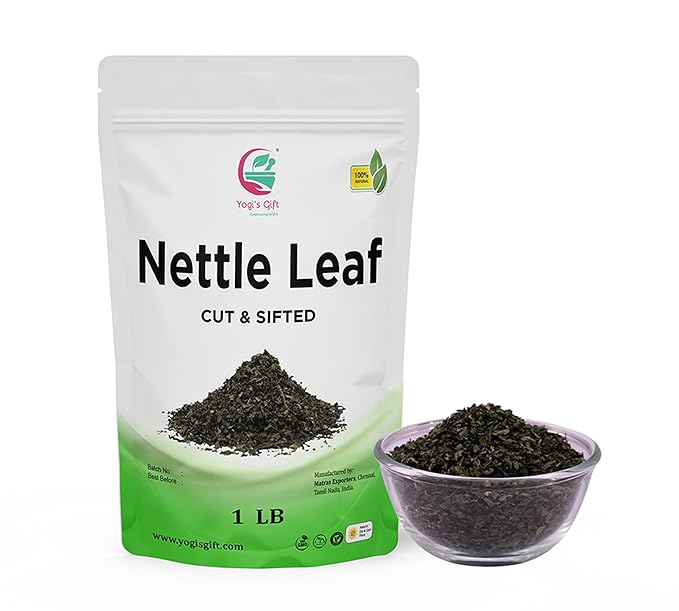 Stinging Nettle Leaves Dried 1 Lb | Cut and Sifted | Loose Nettle Herb Bulk | Non- Gmo, Ethically sourced | By Yogi's Giftยฎ