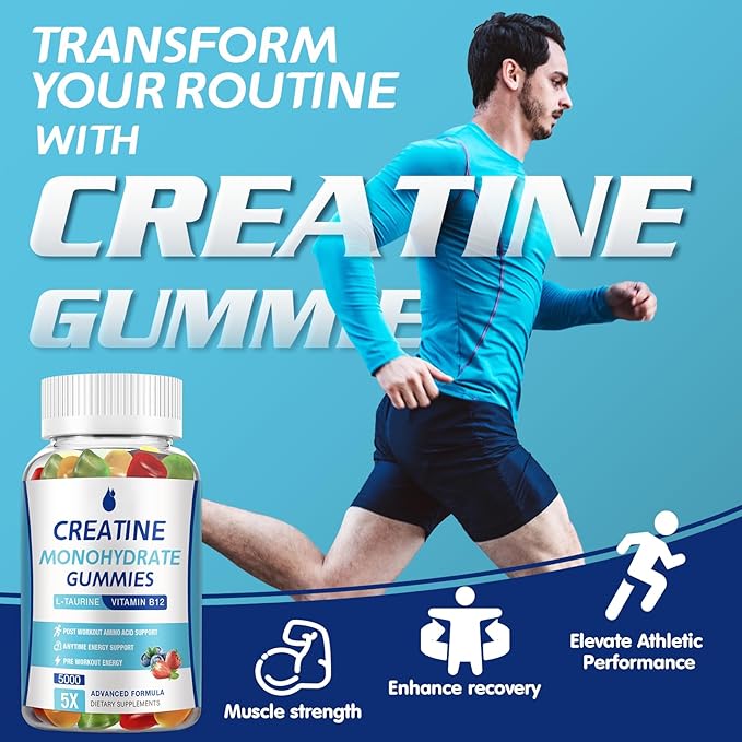 Creatine Gummies for Men & Women - Chewable Gummy