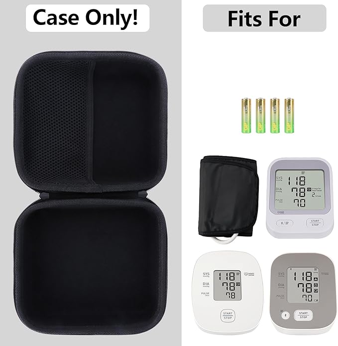 Hard Case Replacement for OMRON Iron BP5000 Bronze BP5150 Silver BP5255 Upper Arm Blood Pressure Monitor