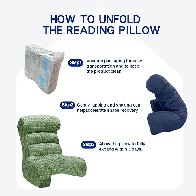 Back Pillow for Bed Sitting Up, Reading Pillow, Extra Large Arm Pillows for Adults for Back Support,Bed Pillow for Sitting up for Watching TV/Gaming/Relaxing