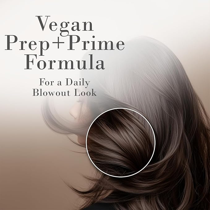 VoCÊ Haircare Vegan Prep + Prime Spray | Shine, Style Retention + Heat Protection, Nourishing, Anti-Frizz – Non-Toxic, Cruelty Free, Vegan Hair Routine Primer (8.5oz | 250ml)